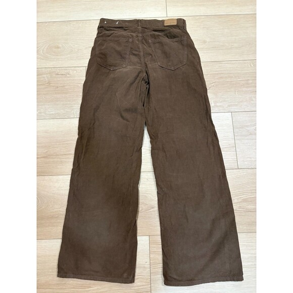 American Eagle Low-Rise Skater Corduroy Pants Brown Women's US 4 Regular - Picture 9 of 9